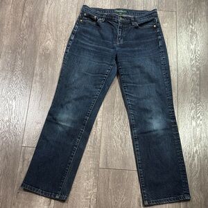 LRL Ralph Lauren classic straight 8 petite